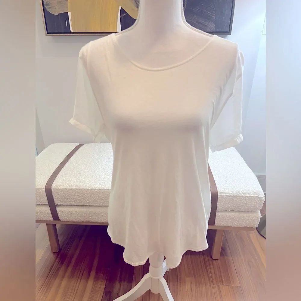 cardigan women’s white tee size Small